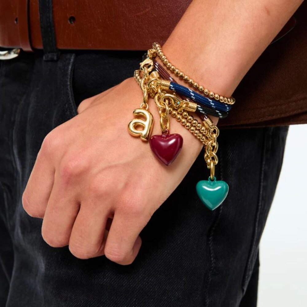 ROXANNE ASSOULIN The Mini Puffy Heart Charm in Forest New color firm price - Picture 2 of 13